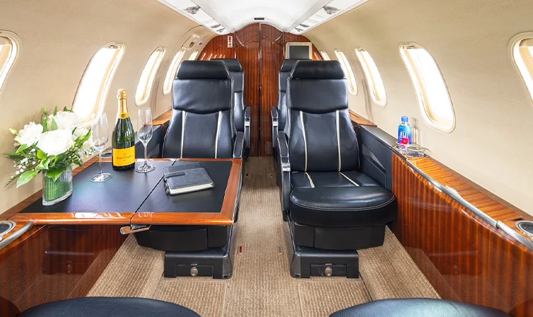LearJet 40XR Interior